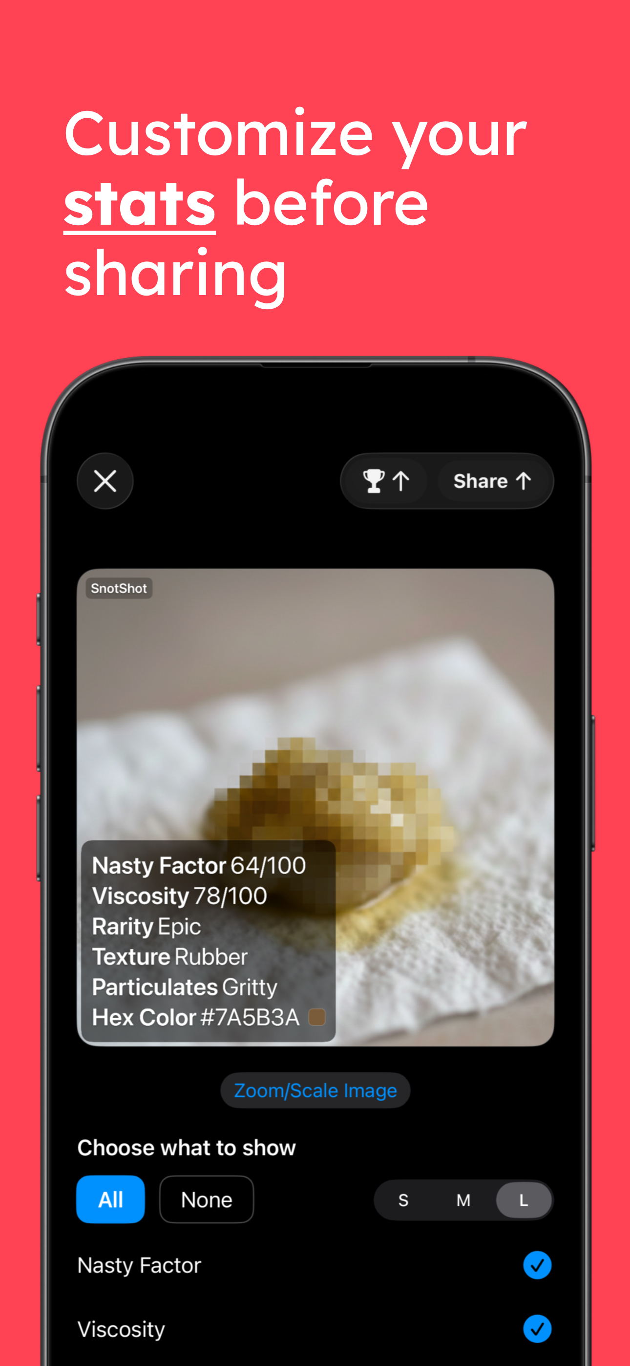 SnotShot Share Feature
